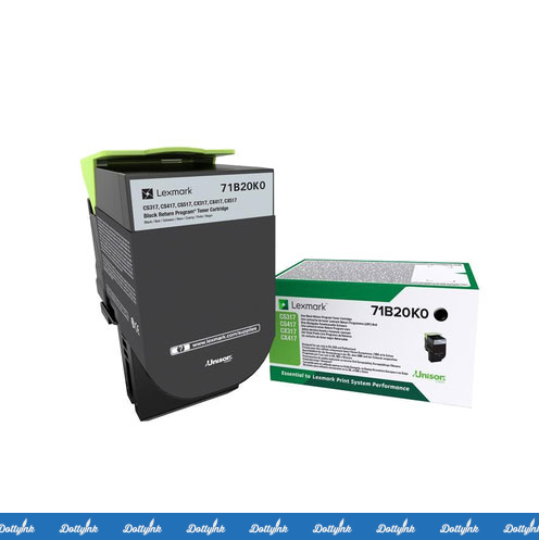 lexmark black toner cartridge